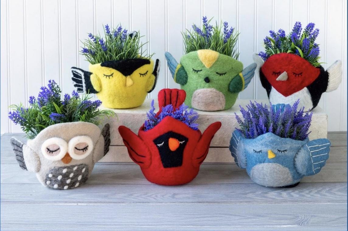 Felt Plant Holders & Accessories